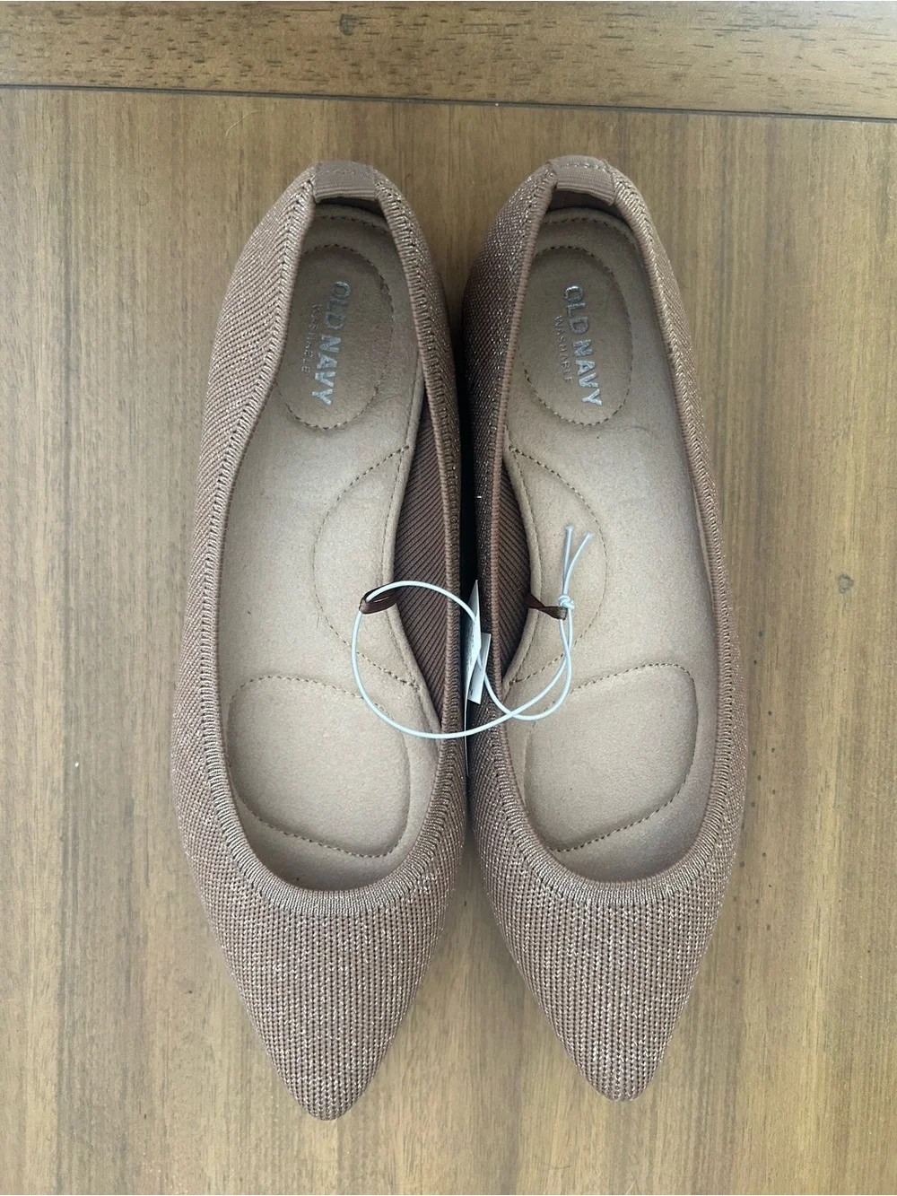 NEW! Old Navy Soft Knit Pointed Toe Ballet Flats - Size 9